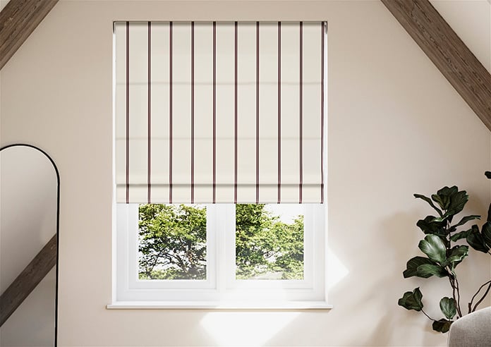 The British Stripe Co. Victoria, London No.1 - Twist&Fit Roman Blind - Image 3